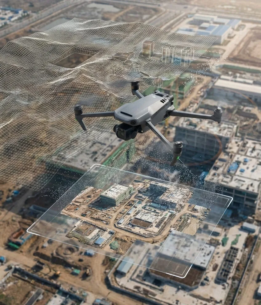 Mapowanie terenu dronem – tworzenie modelu 3D i ortofotomapy inwestycji